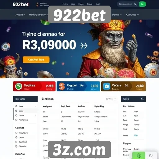 Usabilidade e design do site 922bet em destaque